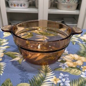 Amber Glass Corning Visions France V-20-B